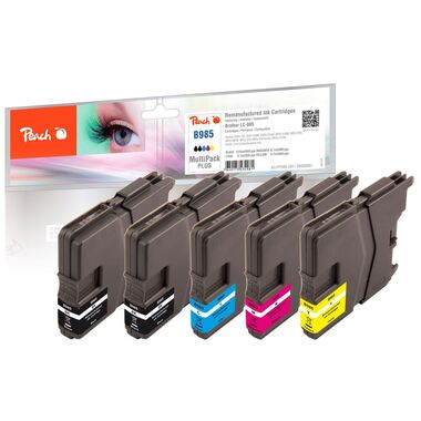 Peach Multipack Plus, compatible avec Brother LC-985