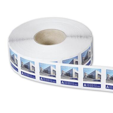 Swiss railway stations, Roll «Lucerne» Roll with 2'000 stamps «Lucerne» of CHF 1.00, self-adhesive, mint