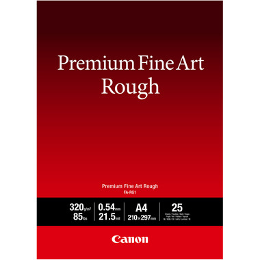 CANON Premium Paper 320g A4 FARG1A4 Fine Art Rough 25 fogli
