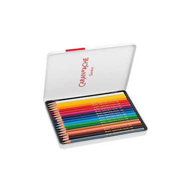CARAN D'ACHE Crayon de couleur Fancolor 1288.318 18 couleurs
