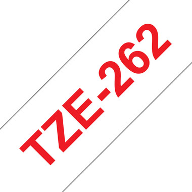 PTOUCH Ruban, laminé rouge/blanc TZe-262 PT-3600 36 mm