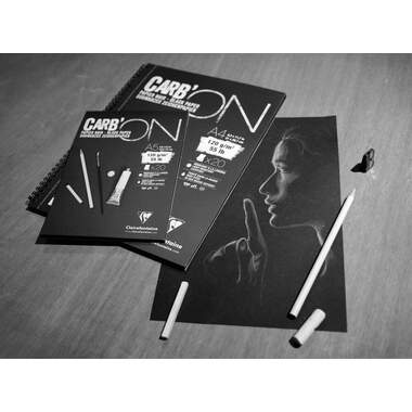 CLAIREFONTAINE Cary'On A4 975039C Noir 20 feuilles