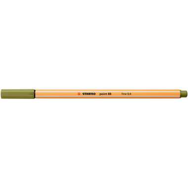 STABILO Fineliner Point 88 0.4mm 88/37 mud green