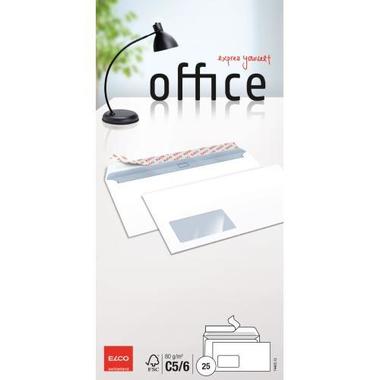 ELCO Enveloppe Office a / fenêt. C5 / 6 74465.12 80g, blanc 25 pcs.