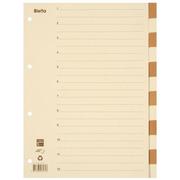 BIELLA Répertoires carton brun A4 46444100 12 pcs. 