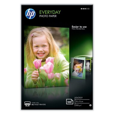 HP Everyday Photo Paper 10x15cm CR757A InkJet, glossy 200g 100 Blatt