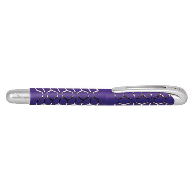 ONLINE Rollerball College 0.7mm 12522/3D Black/Purple Style Silver