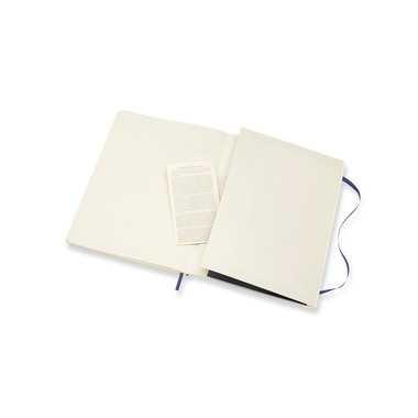 MOLESKINE Carnet XL 854788 en blanc,Soft Cover,sapphire