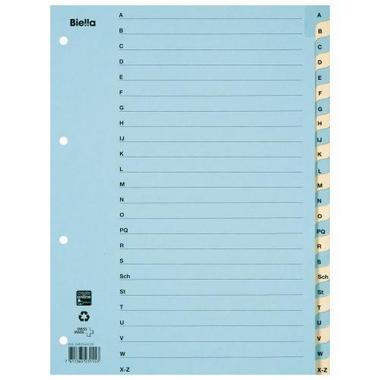 BIELLA Répertoires carton couleur A4 462444.00 A - Z