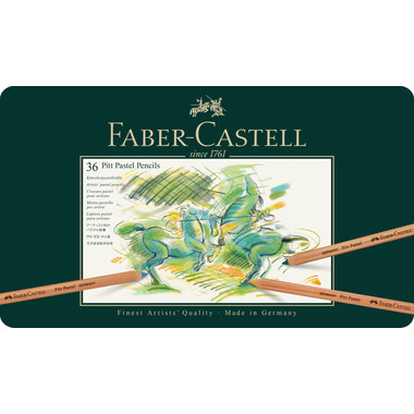FABER-CASTELL Farbstift 112136 36er Metalletui