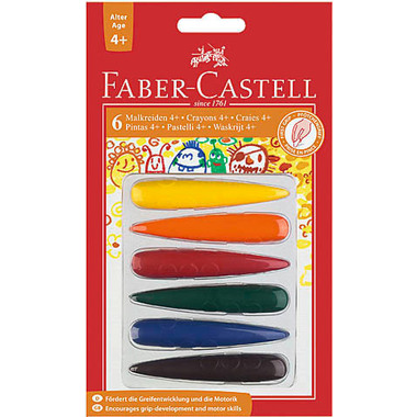 FABER-CASTELL Gesso dito 120404 6 colori Set