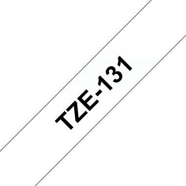 PTOUCH Band, laminiert schwarz/klar TZe-131 PT-1280VP 12 mm