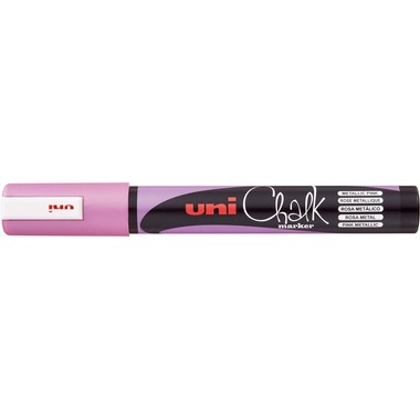 UNI-BALL Chalk Marker 1.8-2.5mm PWE-5M METALLIC PINK Metallic rose