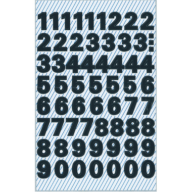 Z-DESIGN Letters schwarz 3781 9,5mm,Univers Medium 2 Blatt