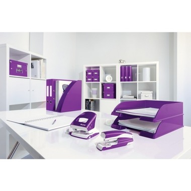LEITZ Pince à agrafer WOW 5531 55312062 violet 15 feuille