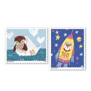 Stamps Series «Animal messengers» Set (2 stamps, postage value CHF 1.85), gummed, mint