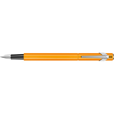 CARAN D'ACHE Penna stilografica 849 M 840.030 arancione fluo, laccato