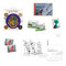 «Phila & Franco» stamp set for children, DE, 3/22 20-page set, 6 Stamps (3 cancelled, 3 mint – including 1 Portuguese Harry Potter stamp), 3 Postcards, 1 Harry Potter sticker sheet