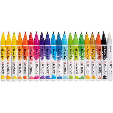 TALENS Ecoline Brush Pen Set 11509009 ass. 20 Stück