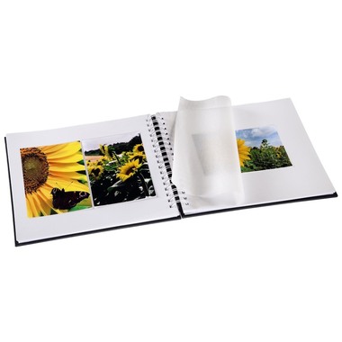 HAMA Album Fine Art 2112 280x240mm, grigio 25 p. bianco