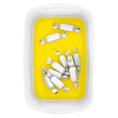 LEITZ MyBox WOW support-coquille 5257-10-16 blanc/jaune