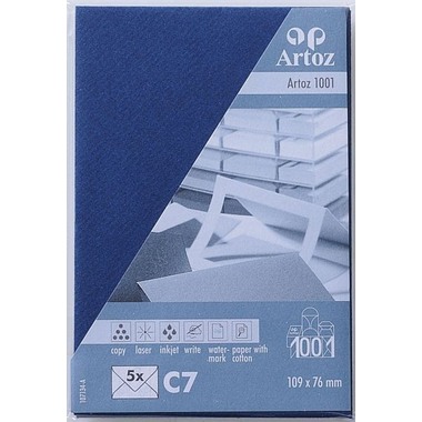 ARTOZ Enveloppes 1001 C7 107134184 100g, bleu classique 5 pcs.
