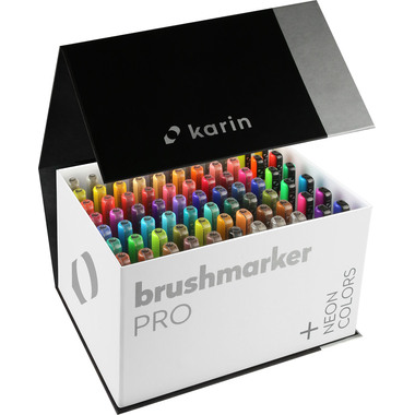 KARIN Brush Marker PRO 27C13 Mega Box 72 colori