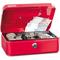 RIEFFEL Cash box Valorit VTGK1ROT 7x15,3x12cm red