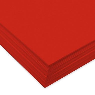 URSUS Carta per disegno a colori A4 2174622 130g, rosso 100 fogli