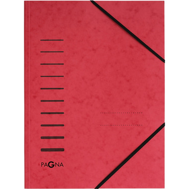 PAGNA Pochette à élastique A4 24001-01 rouge