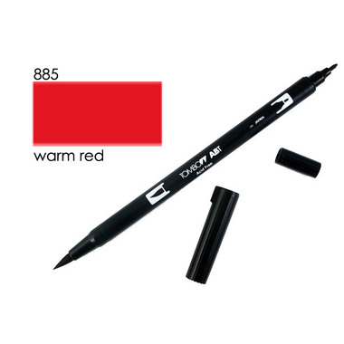 TOMBOW Dual Brush Pen ABT 885 warm red
