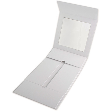ELCO Box Regalo con grande finestra 82115.10 bianco, 22x22x10cm 5 pezzi