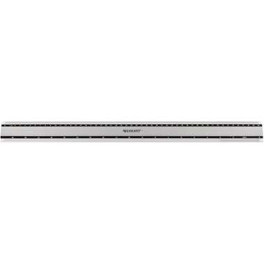 WESTCOTT Aluminium Lineal 50cm E-1019300 cm/inch Scala