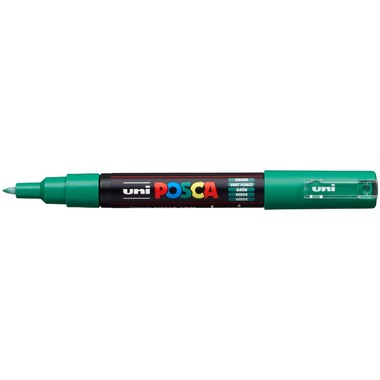 UNI-BALL Posca Marker 7mm PC-1M GREEN vert