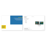 Folder / Foglio da collezione «Emissione congiunta Svizzera-Croazia» Serie (2 francobolli, valore facciale CHF 2.90) in folder/foglio da collezione, con annullo