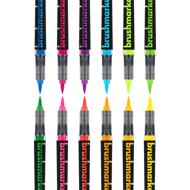 KARIN Brush Marker PRO 27C12 Neon colours 12 pezzi