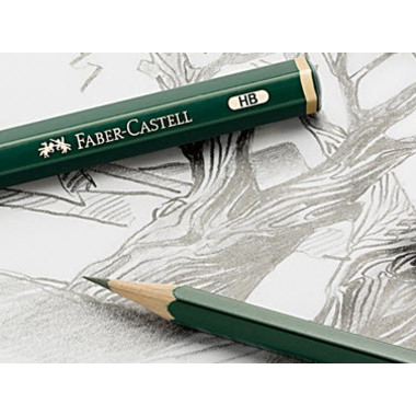 FABER-CASTELL Bleistift CASTELL 9000 3H 119013
