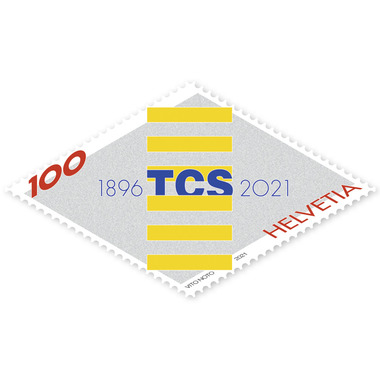 Image of Briefmarke CHF 1.00 «125 Jahre Touring Club Schweiz (TCS)»