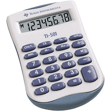 TEXAS INSTRUMENTS Calcolatore basico TI-501 8 cifre
