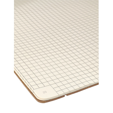 TRANSOTYPE senseBook FLAP A5 75010502 quadr., M, 135 fogli beige