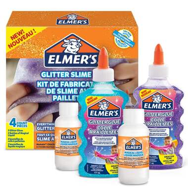 ELMERS Slime Kit Glitter 2077256 4 pezzi