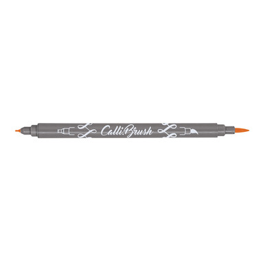 ONLINE Callibrush Pen Double Tip 2mm 19054/6 Fluo Orange
