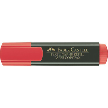 FABER-CASTELL Textmarker TL 48 1-5mm 154821 rouge