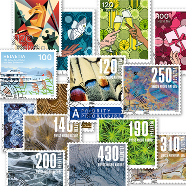 Set emissione 1/2024 Set emissione 1/2024 con francobolli singoli, con annullo