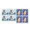 Set of blocks of four «Animal messengers» Set of blocks of four (8 stamps, postage value CHF 7.40), gummed, mint