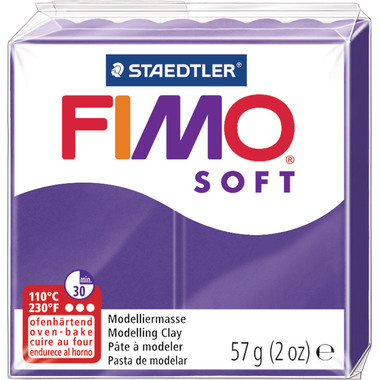 FIMO Plastilina Soft 57g 8020-61 viola