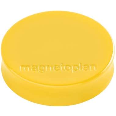 MAGNETOPLAN Magnet Ergo Medium 10 Stk. 16640102 goldgelb 30mm
