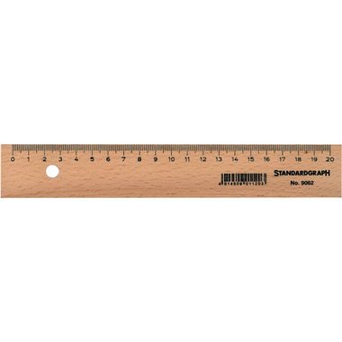 DUX Righello legno 20cm 9062 unlackiert