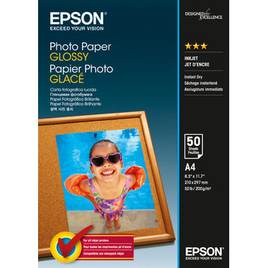 EPSON Photo Paper Glossy A4 S042539 InkJet 200g 50 Blatt