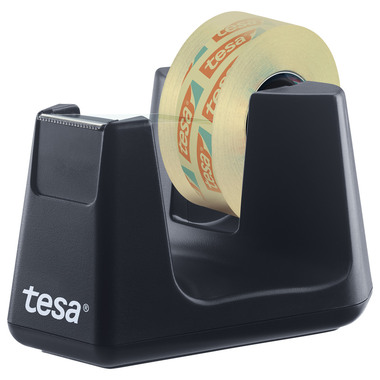 TESA Tischabroller Smart 33mx19mm 53906-00000 schwarz inkl. 8 Rollen